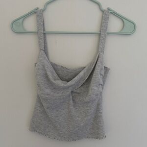 Princess Polly Light Gray Tank Top